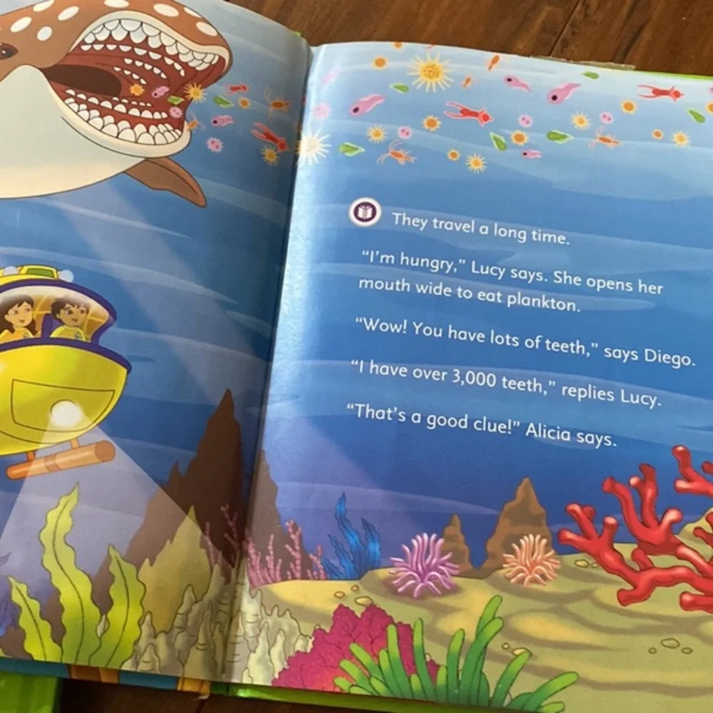 LeapFrog Tag Book Lot 4 Dora the Explorer Diego Little Engine Interactive Reader